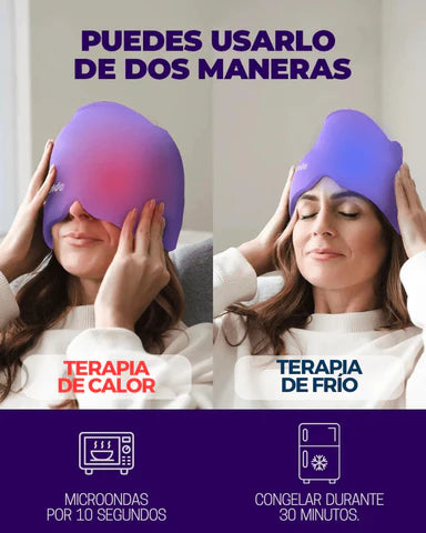 Gorro para terapias de frio/Calor - Alivia el dolor